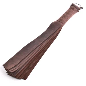 Hausmarke Flogger »Pure And Heavy« Aus Dickem Leder Mit Ledergriff 12