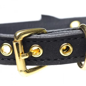 Lieblingsschmuck Golden Kitty Cat Bell Collar Black-Gold 9