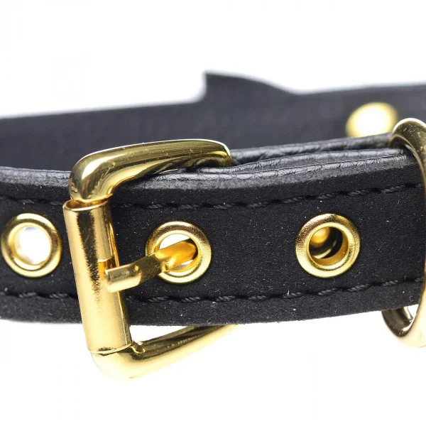 Lieblingsschmuck Golden Kitty Cat Bell Collar Black-Gold 4