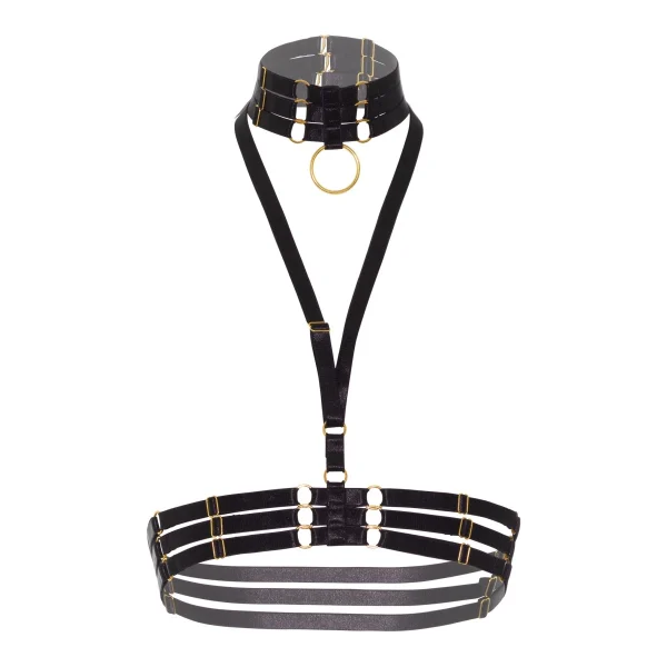 Lieblingsteile Harness Couture »Kinky Diva« Halter Harness Und O-Ring-Collar 4