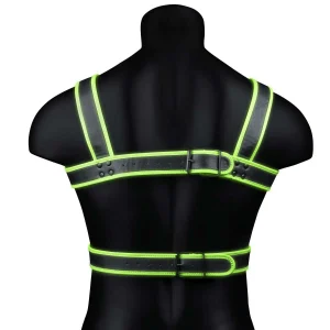 Ouch! Harness »Illumy« Aus Kunstleder | Glow In The Dark 8