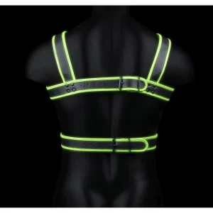 Ouch! Harness »Illumy« Aus Kunstleder | Glow In The Dark 12