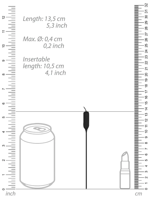 Ouch! Harnröhrenvibrator Aus Silikon »Rechargeable Vibrating Plug« 7