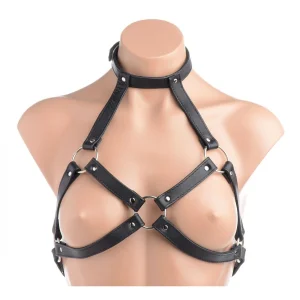 Pure BDSM Leder Harness Brassière 7