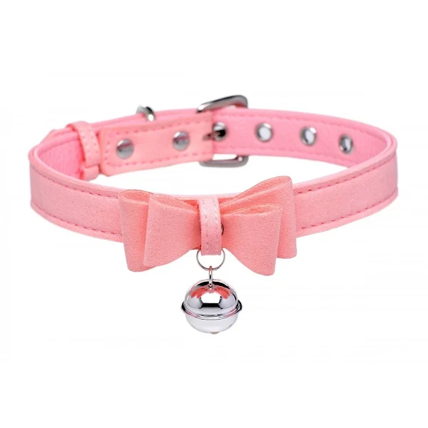 Lieblingsschmuck Sugar Kitty Cat Bell Collar Pink-Silver 3