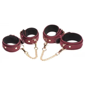 Lieblingstoys »Velvet Bondage-Set« 6-teilig In Bordeauxrot Für Hals, Hand, Fuß 18