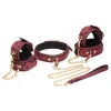 Lieblingstoys »Velvet Bondage-Set« 6-teilig In Bordeauxrot Für Hals, Hand, Fuß 11