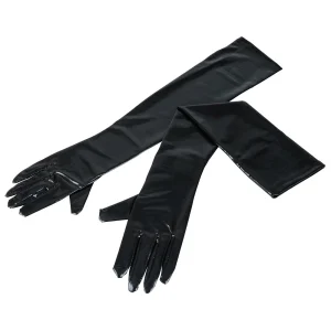 Lieblingsteile Wetlook – Handschuhe Oberarmlang, Schwarz 7