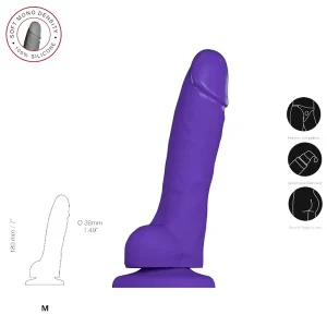 Strap-on-me »Sliding Skin Realistic Dildo« Silikon Schwarz 11