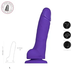 Strap-on-me »Sliding Skin Realistic Dildo« Silikon Schwarz 13